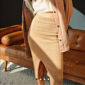 Free people midi skirt
